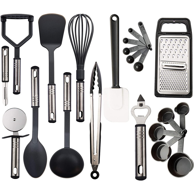 LuxDecorCollection 23 Piece Kitchen Utensil Set & Reviews Wayfair